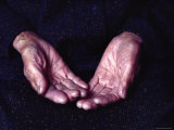 Buy Close-Up of an Old Woman's Hands, Japan at AllPosters.com