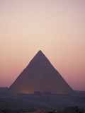 Giza Pyramids at Sunset in Egypt