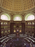 Interior of the Library of Congress, Washington, D.C.