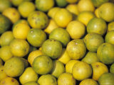 Enticing Display of Lemons at a Fruit Market in the Old City