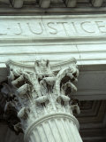 Detail of the U.S. Supreme Court Building, Washington, D.C.