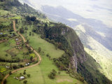 Elgoyo Escarpment with Tea Cultivation Looking E into the Rift Valley, Kenya