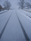 Buy Fresh Tire Tracks in the Snow at AllPosters.com
