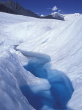 Glacial Blue Pool on Root Glacier, Alaska