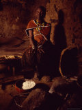Buy Old Barabaig Woman in Her Home, near Katesh, Tanzania at AllPosters.com
