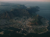 Early Morning Aerial View of Cape Town, South Africa