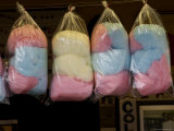 Hanging Bags of Cotton Candy, Brooklyn, New York