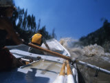 River Runners in a Wooden Dory on the Middle Fork of the Salmon River