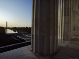Reflecting Pool and Washington Monument Seen from Lincoln Memorial, Washington, D.C.