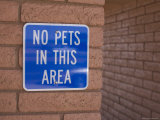 Buy No Pet Sign at Rest Stop, Arizona at AllPosters.com