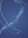Salto Stunt Glider Doing a Loop Whilst Trailing Smoke from It's Wings, Australia