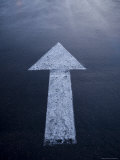 Buy Painted Arrow Sign on the Road at AllPosters.com