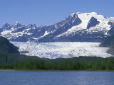 Mendenhall Lake, Mendenhall Towers, Glacier and Mount Wrather, Alaska