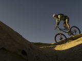 Buy Man Mountain Biking Slickrock in Wyoming at AllPosters.com