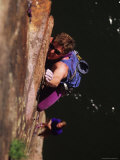 Buy Male Rock Climbing in Fremont Canyon, Wyoming at AllPosters.com