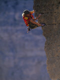 Buy Man Rock Climbing in Wyoming at AllPosters.com