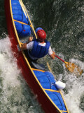 Buy Man Surfing a Hole in his Whitewater Canoe at AllPosters.com