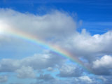 Rainbow in a Cloudy Sky, Hawaii