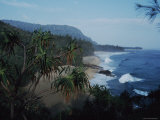 Buy View Along the Shoreline at Lumahai Beach, Kauai, Hawaii at AllPosters.com
