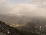 Buy The Town of Banff, Alberta Nestled into the Canadian Rockies at AllPosters.com