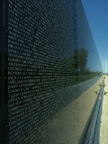 Vietnam Memorial with Washington Monument in Background, Washington, D.C.