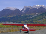 Buy Supercub and the Wrangell Mountains in Mccarthy, Alaska at AllPosters.com