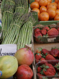 Buy Vegetables and Fruit Outside a Market in Bologna, Italy at AllPosters.com