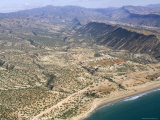 Buy The Atlas Mountains Extend to the Sea in the Coastal Region of Arhoud, Morocco at AllPosters.com
