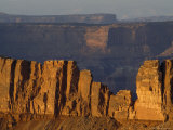 Buy Sunlit Sandstone Fin, Seen as One Looks North from Needles Overlook, Utah at AllPosters.com
