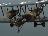 The Vimy in the Air near Sydney, Australia
