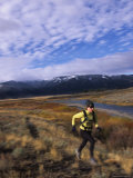 Buy Women Trail Running in Yellowstone National Park, Wyoming at AllPosters.com