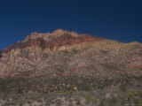 Buy Striated Mountain Reaches Up into a Blue Sky at AllPosters.com
