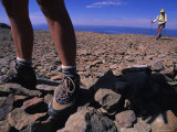 Buy Woman Hiker on Avalanche Peak in Yellowstone National Park at AllPosters.com