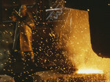 Buy Sparks Fly from a Steel Furnace, Utah at AllPosters.com