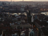 The Charles Bridge Crosses the Vitava River into Old Town, Prague