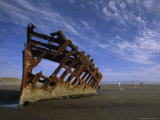 Shipwreck near Astoria, Oregon
