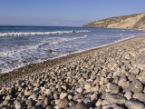 Waves Break on the Rocks at Chinese Harbor Beach on Santa Cruz Island, California