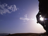 Buy Silhouette of a Woman Climbing, Utah at AllPosters.com