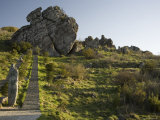 Buy Stone Formation Serves as Monument in Chinese Park, Shennongjia, China at AllPosters.com