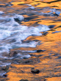 Buy Scenic of Moving Water Reflecting Sunlit Canyon Walls, Colorado at AllPosters.com