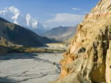 Buy The Kali Gandaki Gorge in Mustang, with Nilgiri Peak and a Village at AllPosters.com