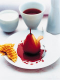 Pear in Red Wine