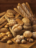 Still Life with White Bread, Bread Rolls & Bread Sticks