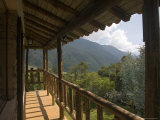 Buy Wooden Balcony of Venezuelan House with View of Andean Cloud Forest at AllPosters.com
