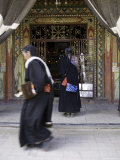 Buy Women Outside a Buddhist Temple, Qinghai, China at AllPosters.com