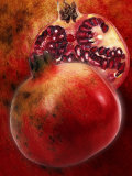 Buy Artistic Still Life with Whole and Half Pomegranate at AllPosters.com