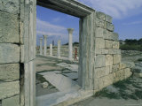 Buy Woman Walks Beside Ruins in Chersonesus, Sevastopol at AllPosters.com