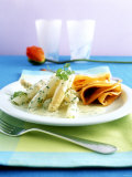 Buy Asparagus Ragout with Ham Pancakes at AllPosters.com