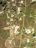 Buy Village with Footpaths East of Bustling Bossangoa, Central African Republic at AllPosters.com