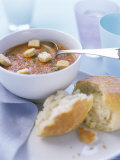 Buy Cold Tomato Soup with Croutons at AllPosters.com